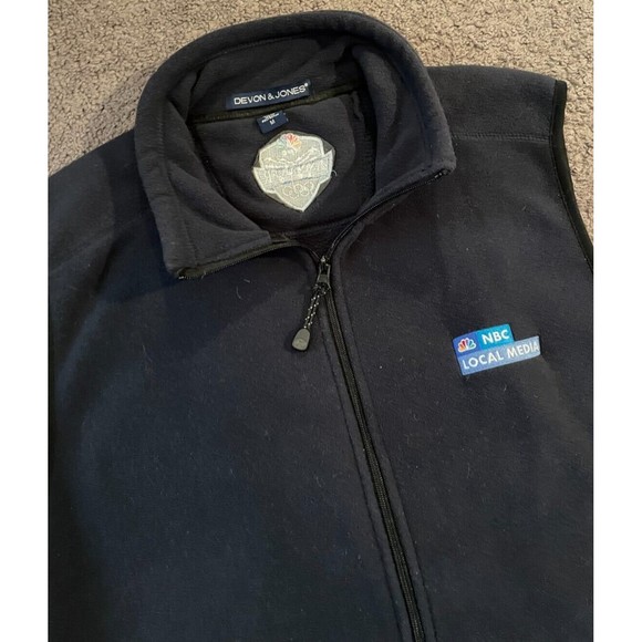 Men's NBC Local Media 2010 Vancouver Olympics Fleece Vest Medium - Picture 3 of 6